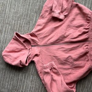 BDG Soft Pink Fleece Hoodie